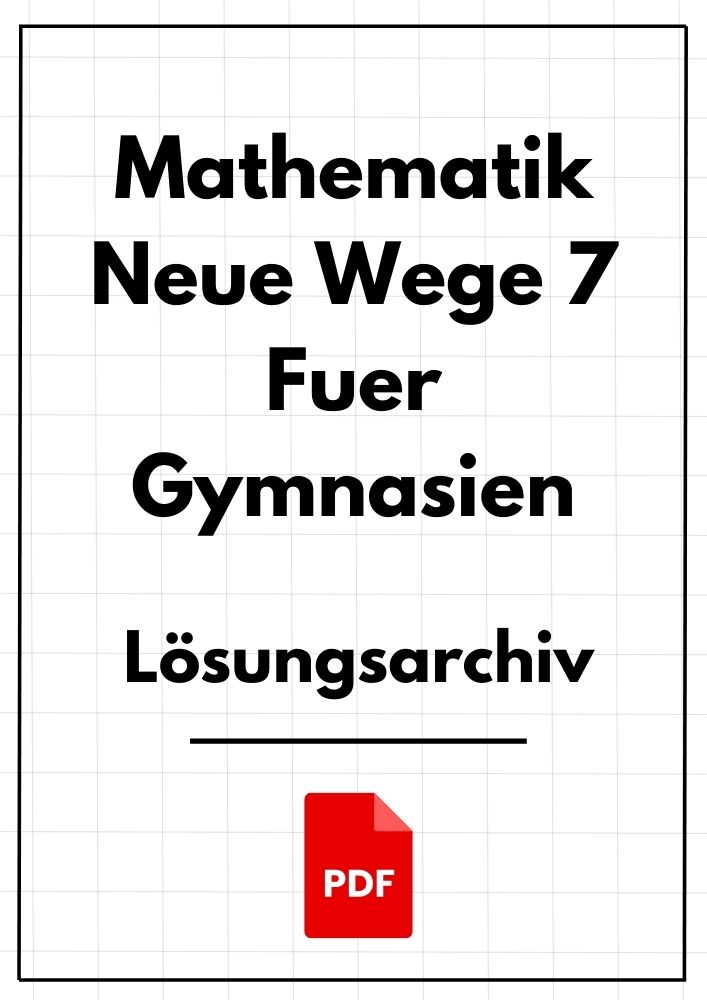 Mathematik Neue Wege 7 Fuer Gymnasien