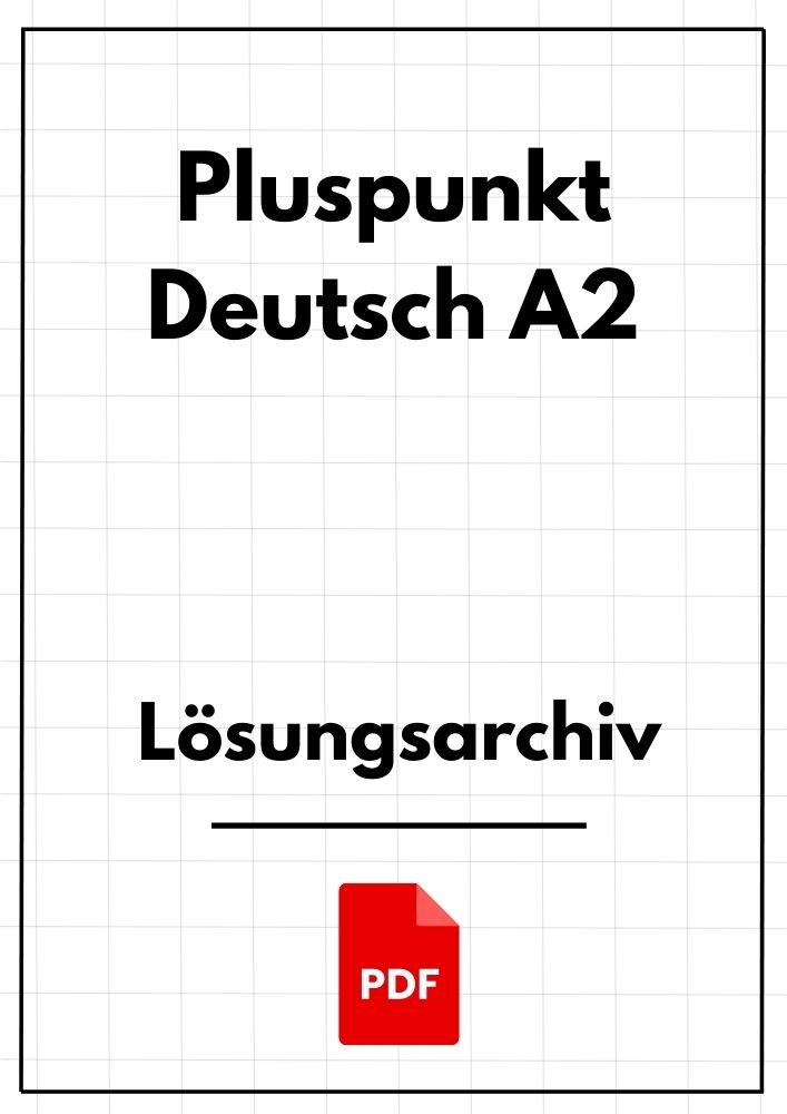 Pluspunkt Deutsch A2